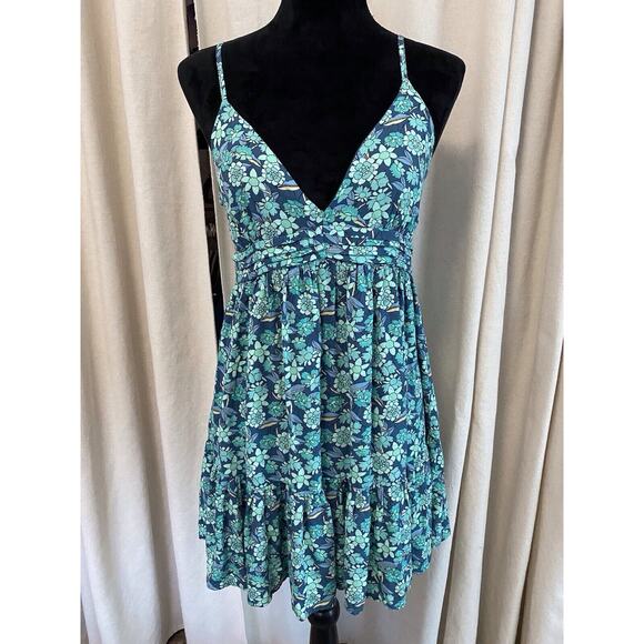 Hollister Dresses & Skirts - Hollister baby doll Halter spaghetti strap mini dress beach party Vaca